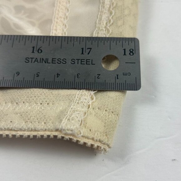 Playtex Womens 18 Hour Tricot Comfort Strap Wire-Free Bra 4693 Cream Floral 40D - Picture 6 of 6